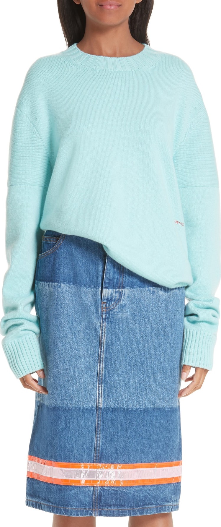 Calvin Klein 205W39NYC Logo Cashmere Sweater