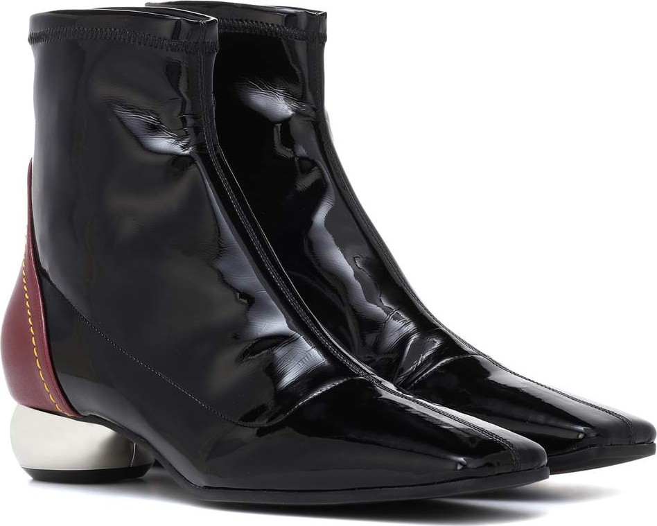 Ellery Patent leather ankle boots