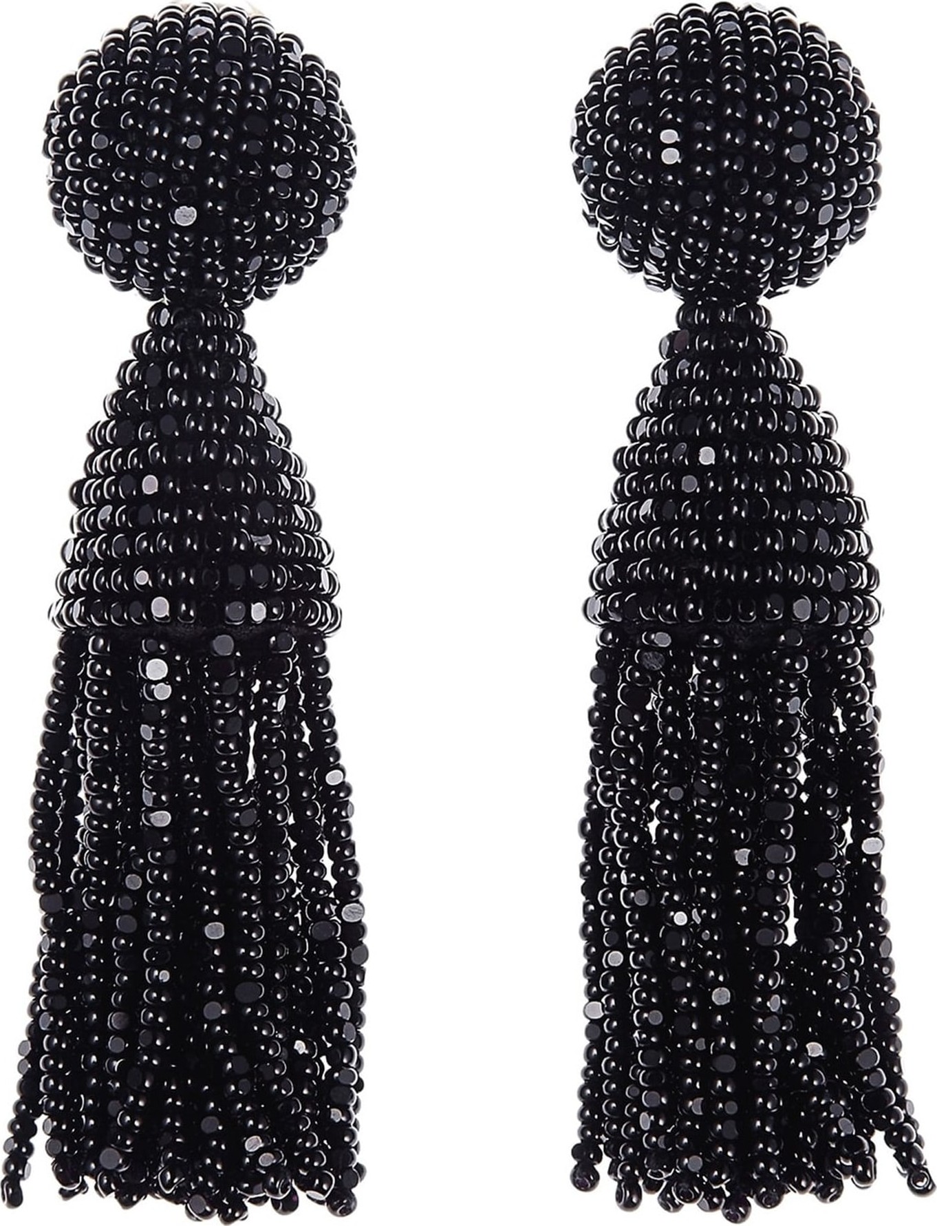 Oscar De La Renta 'Classic Short' Tassel Drop Clip Earrings