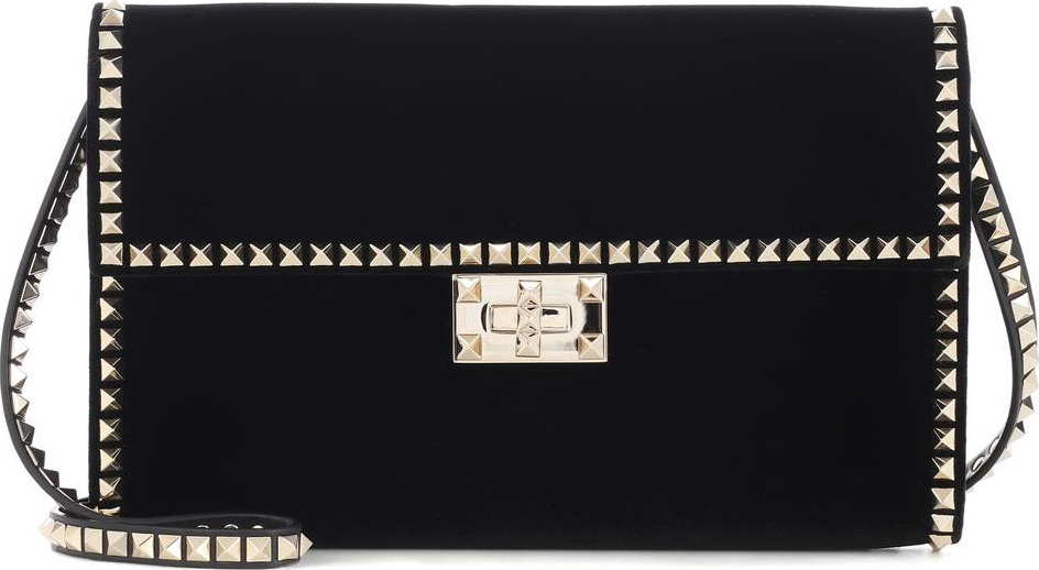 Valentino Valentino Garavani No Limits velvet clutch