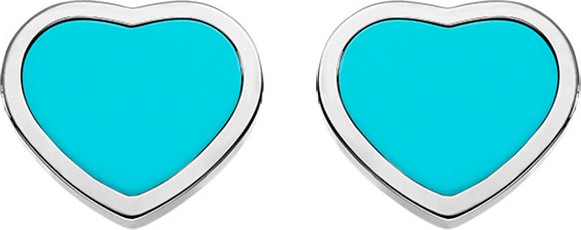 Chopard Happy Hearts Turquoise Stud Earrings