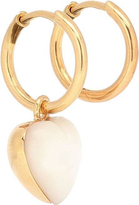 Theodora Warre Gold-plated mother-of-pearl earrings