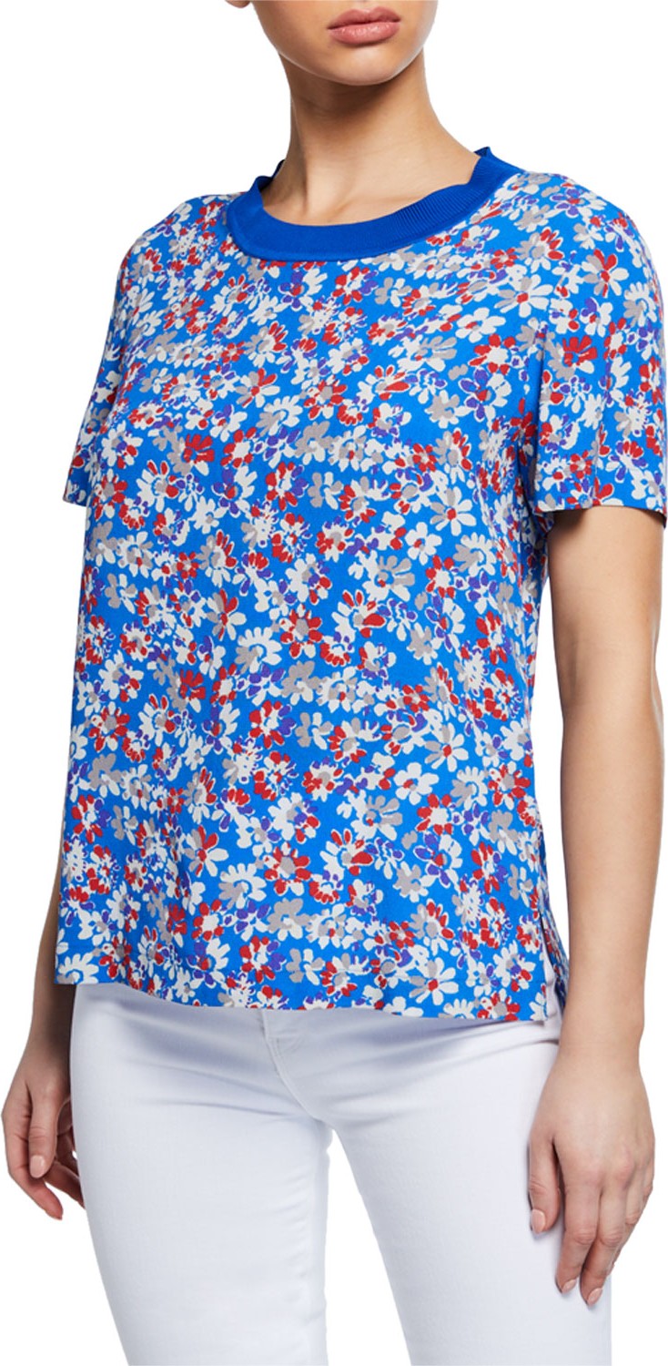 Rag & Bone Sloane Floral-Print Tee