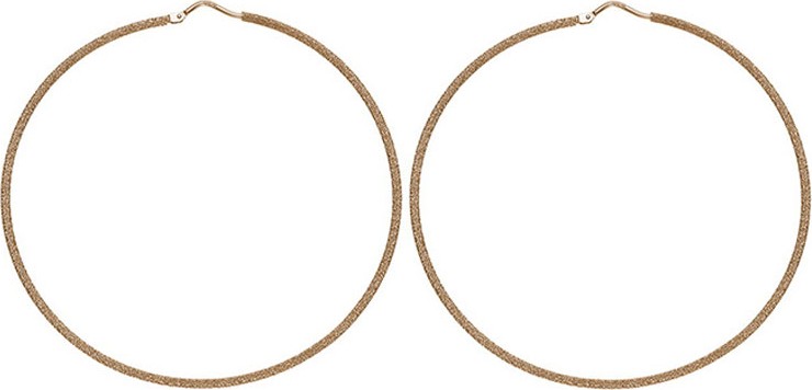Carolina Bucci 18k Gold Florentine Large Hoop Earrings