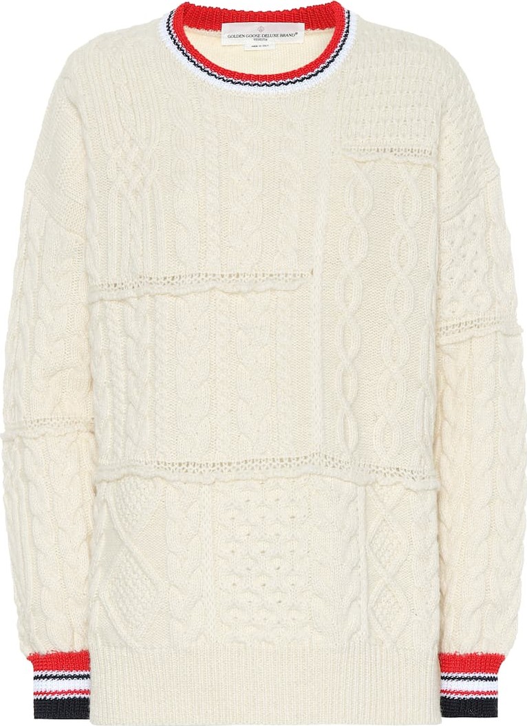 Golden Goose Deluxe Brand Kaori cable-knit wool-blend sweater