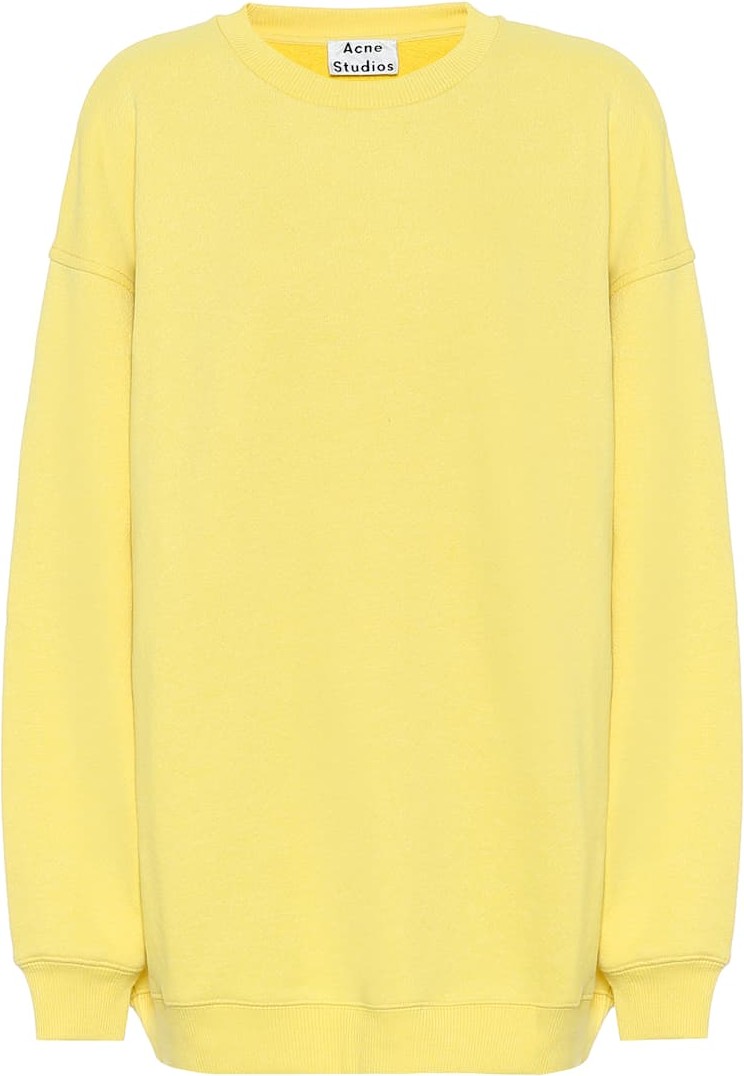 Acne Studios Cotton-blend jersey sweatshirt