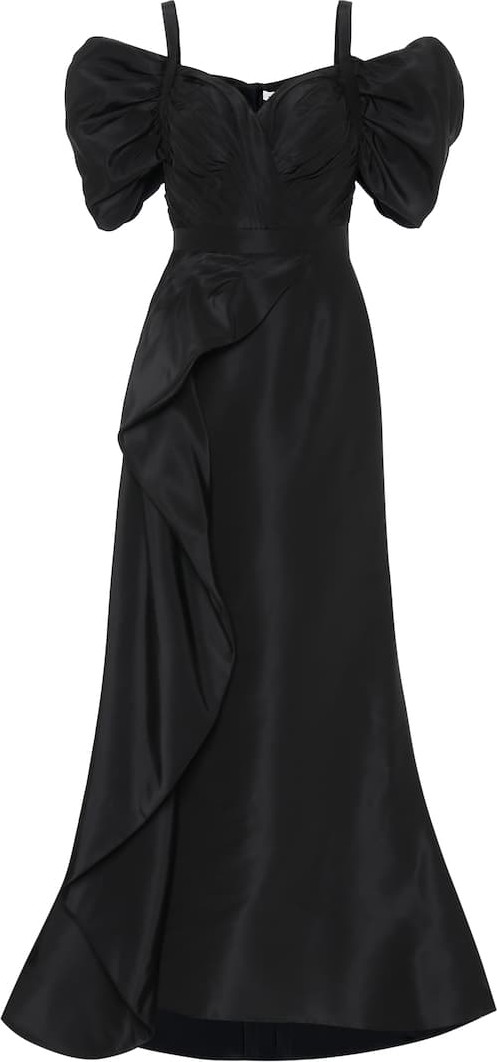 Alexander McQueen Silk-satin gown