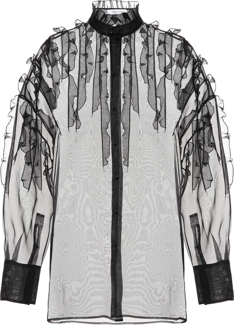 Valentino Sheer silk blouse