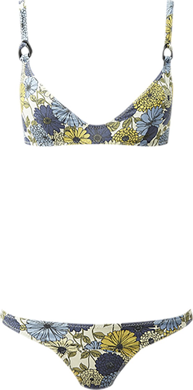 Lisa Marie Fernandez magdalena multi floral d-ring bikini