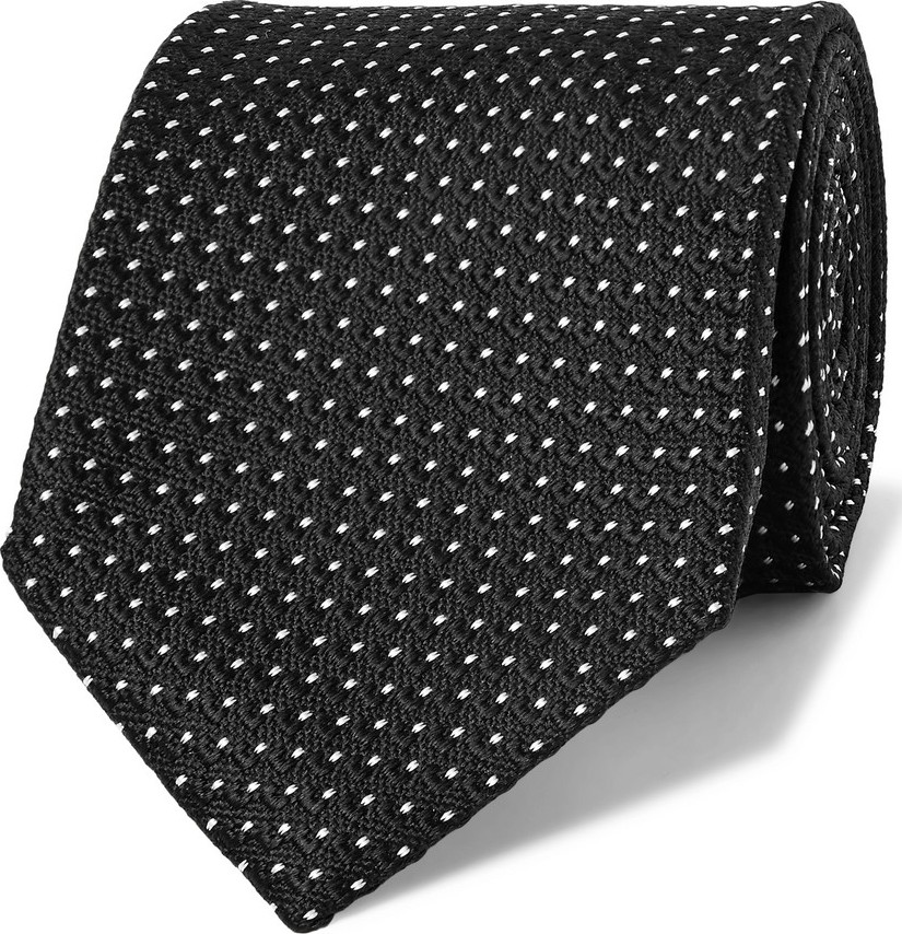 TOM FORD 8cm Pin-Dot Silk-Jacquard Tie