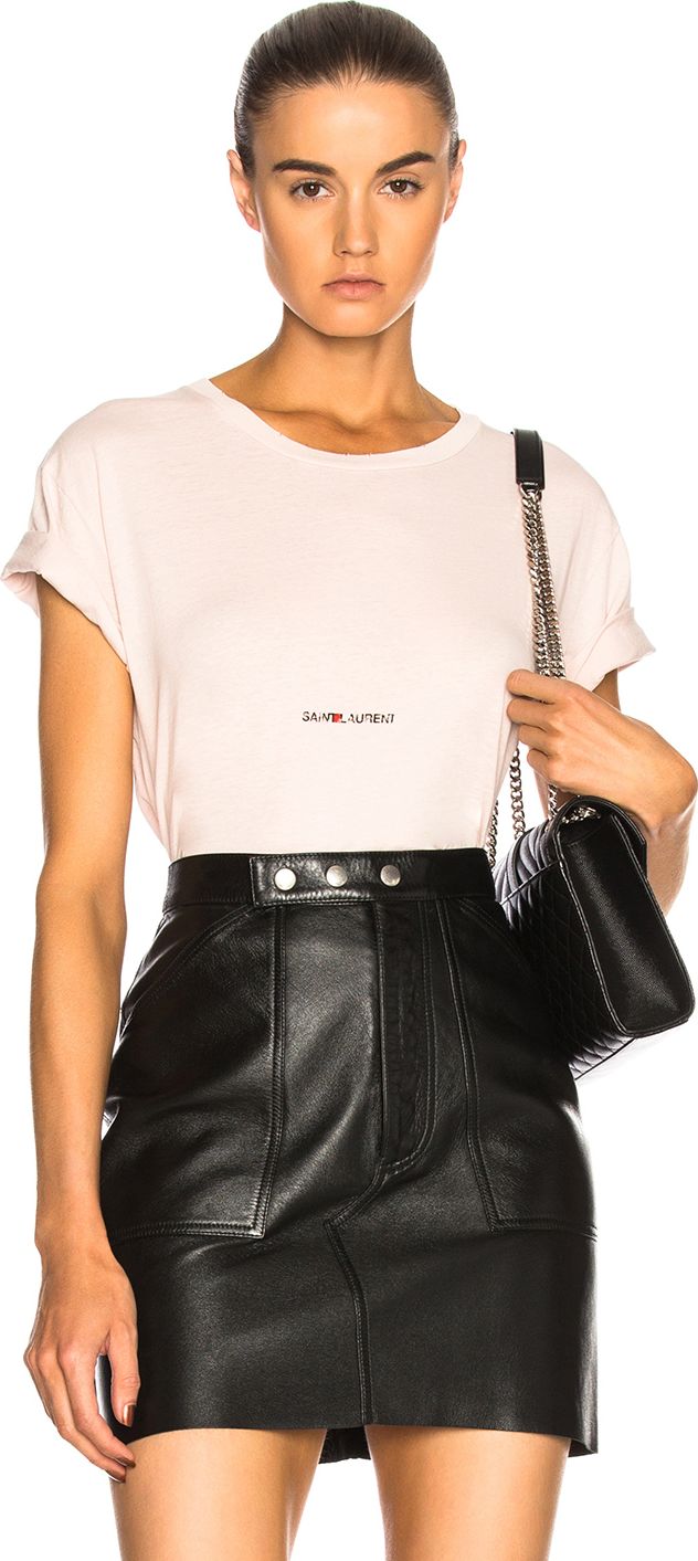 Saint Laurent Small Logo Tee