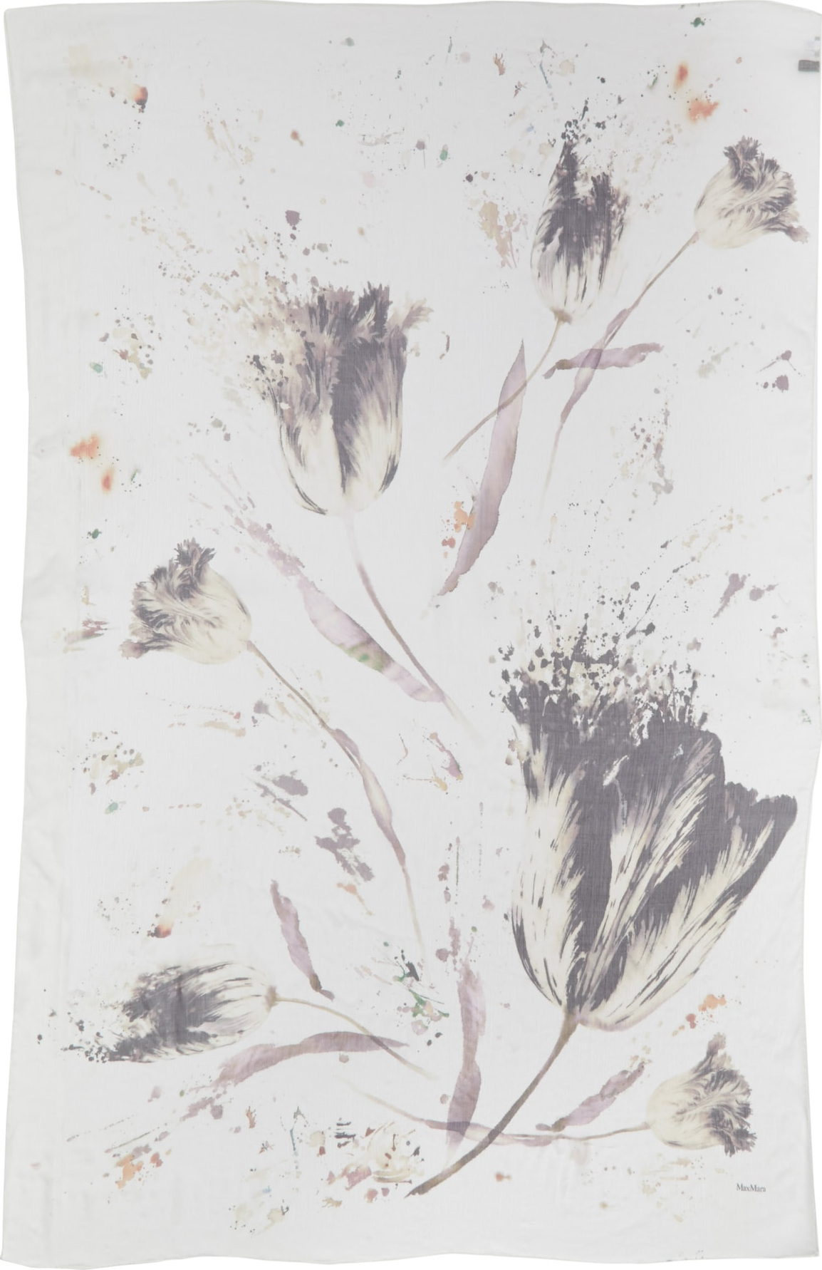 Max Mara Abadan Print Silk Wrap