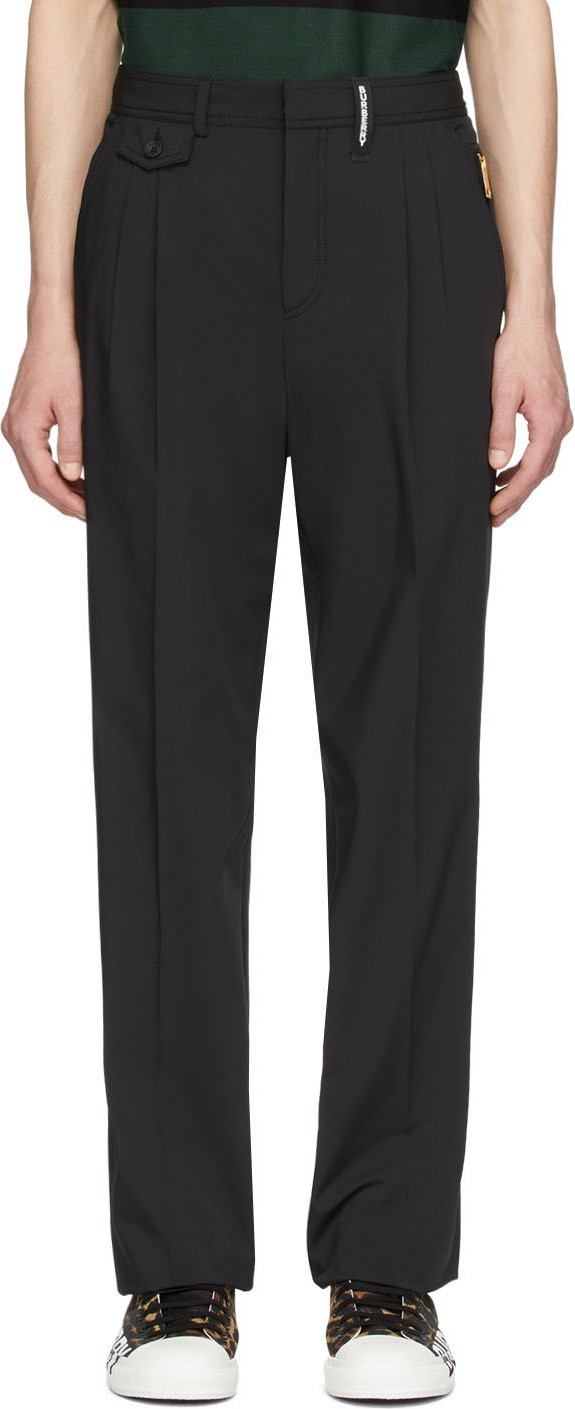 Burberry London England Black Tailored Trousers