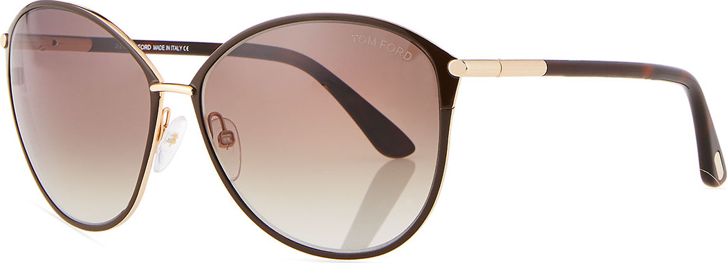 TOM FORD Penelope Metal Butterfly Sunglasses