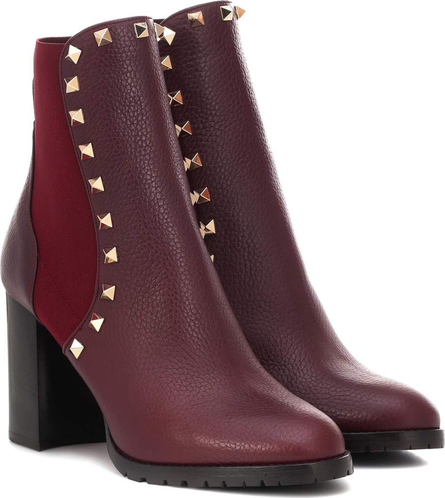 Valentino Valentino Garavani Rockstud leather ankle boots
