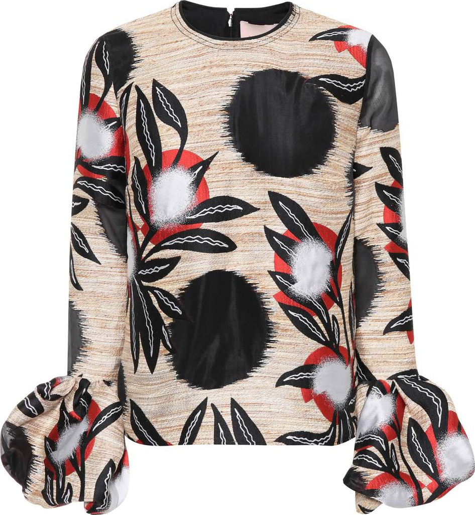Roksanda Arlo jacquard top