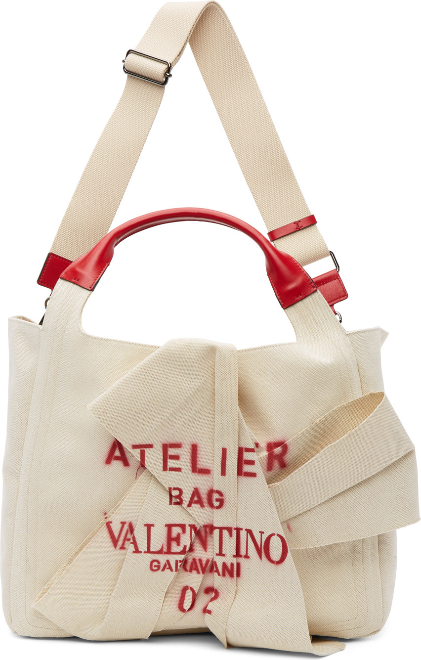 Valentino - Beige Valentino Garavani 'Atelier Bag 02' Tote