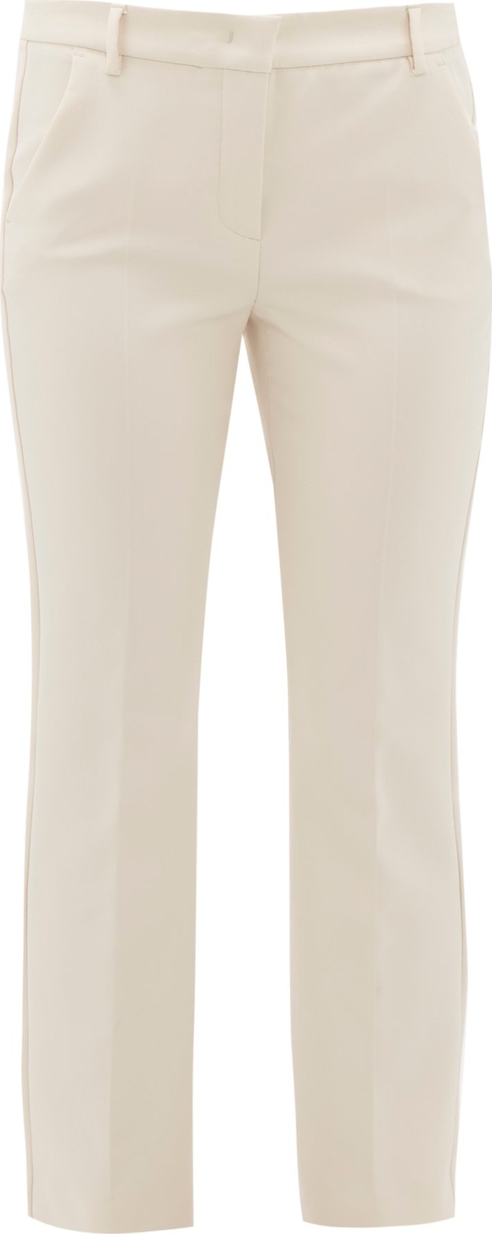 Weekend Max Mara Alcide cropped crepe trousers