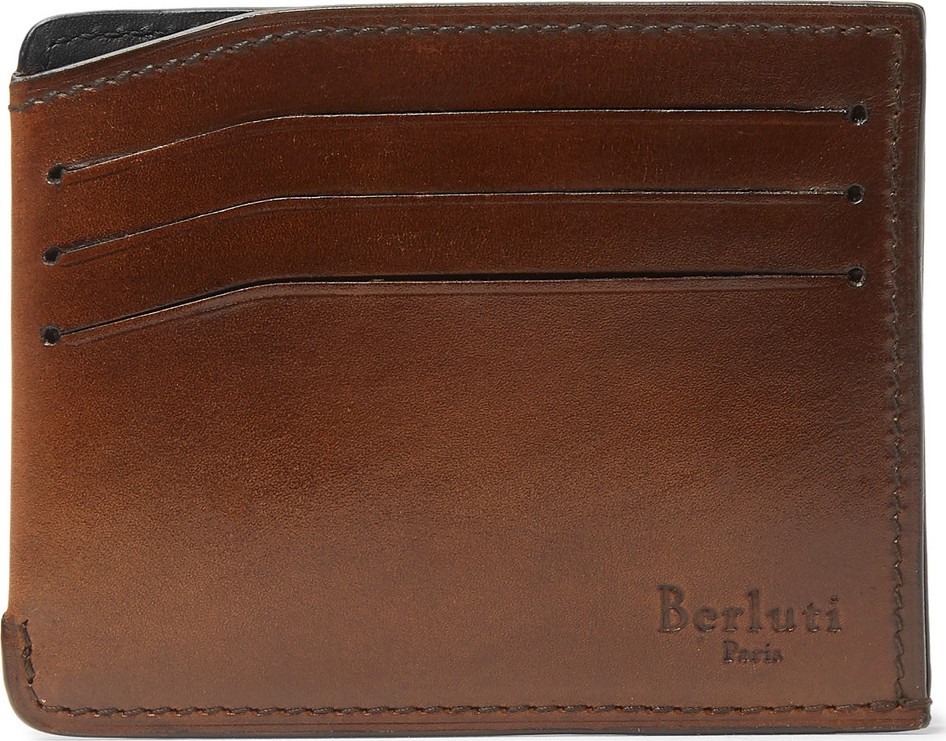Berluti Bambou Leather Cardholder
