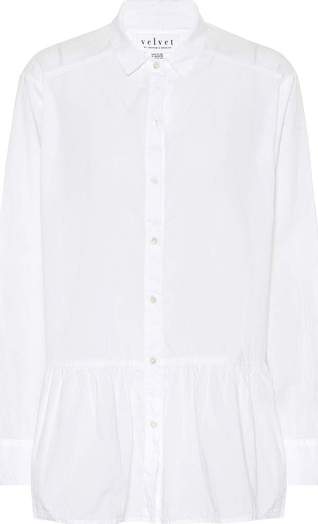 Velvet By Graham & Spencer Carling cotton poplin shirt