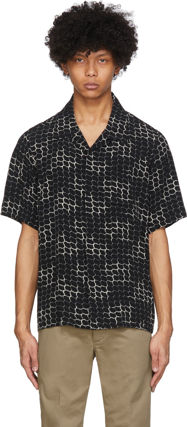 Visvim Black Free Edge Shirt