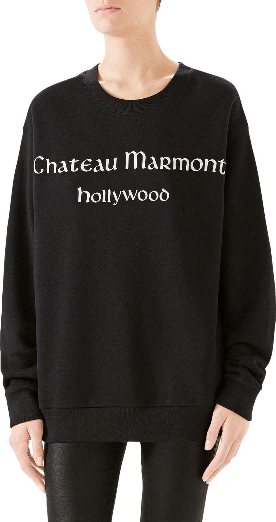 Gucci Chateau Marmont Cotton Jersey Sweatshirt