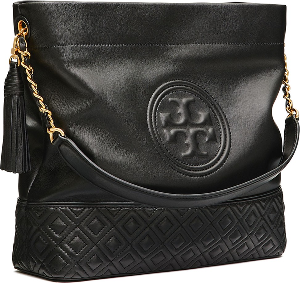 Tory Burch Fleming Quilted Leather Hobo Bag