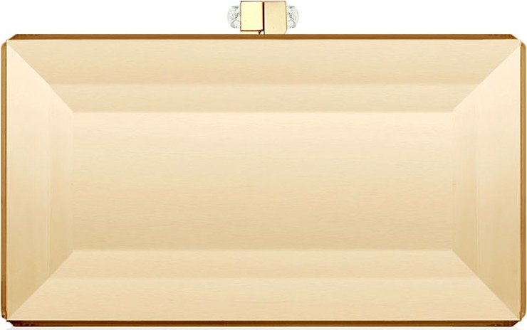 Judith Leiber Reflection Coffered Box Clutch Bag