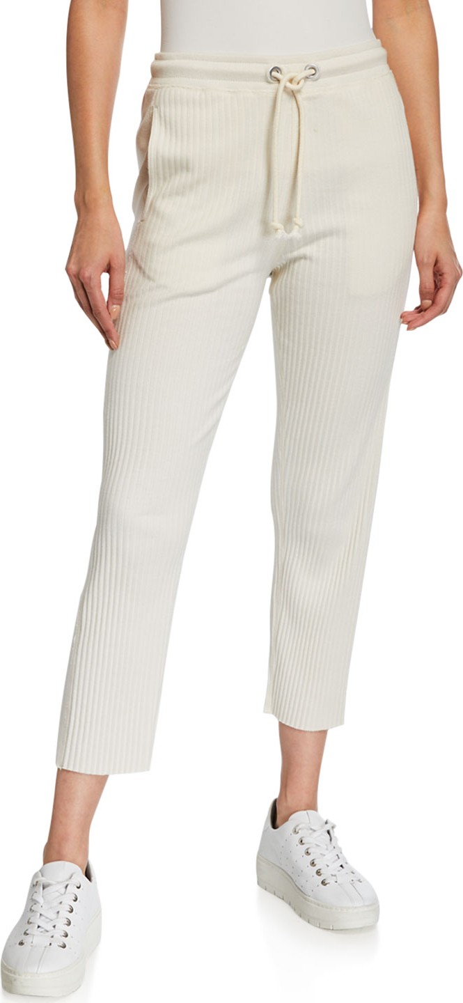 Rag & Bone 3D Rib Cropped Pull-On Pants