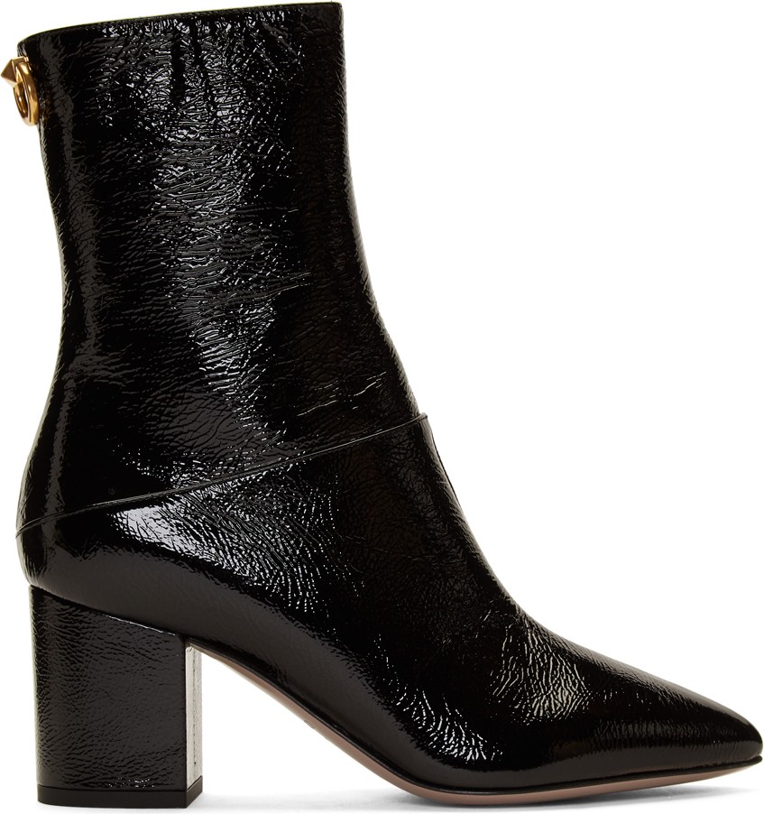 Valentino Black Valentino Garavani Loop Boots