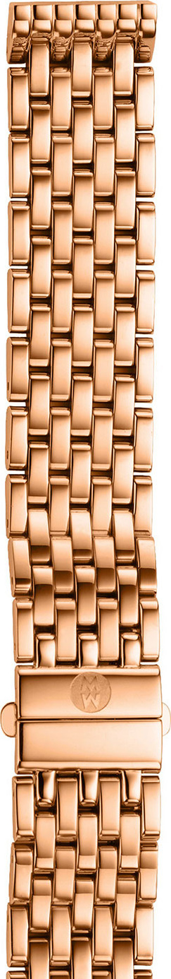 MICHELE 16mm Deco Rose Gold Bracelet Strap