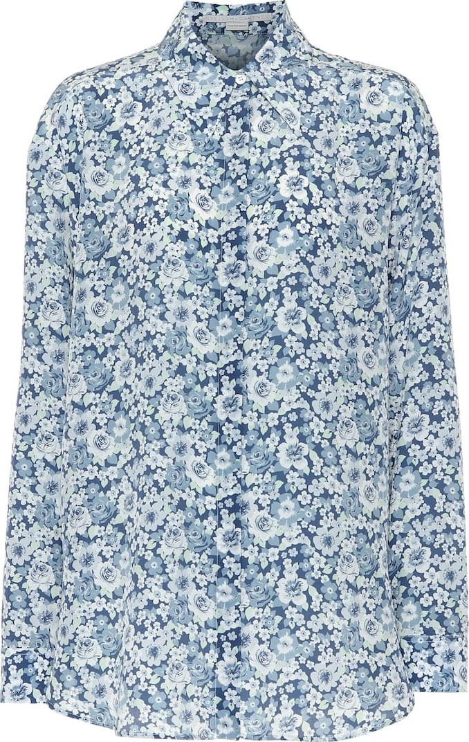 Stella McCartney Floral silk shirt
