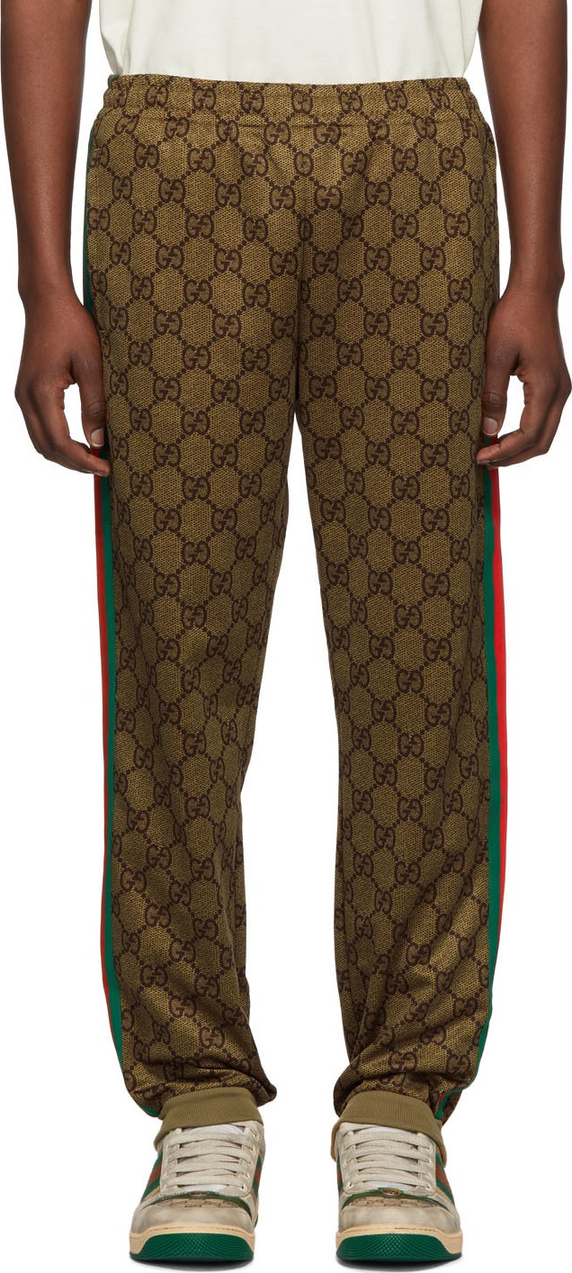 Gucci Brown Classic Logo Lounge Pants