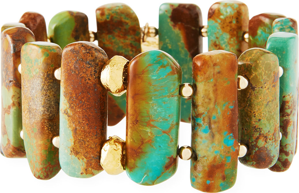 Devon Leigh Turquoise Stretch Bracelet