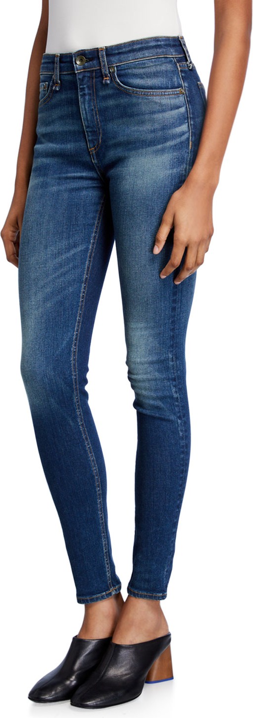 Rag & Bone Nina High-Rise Skinny Ankle Jeans