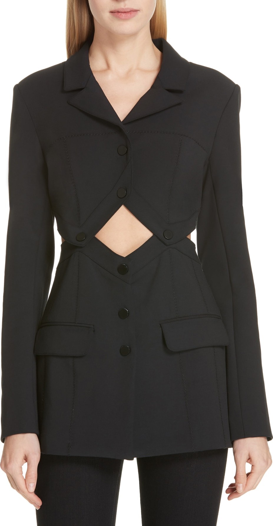 Opening Ceremony Convertible Snap Blazer