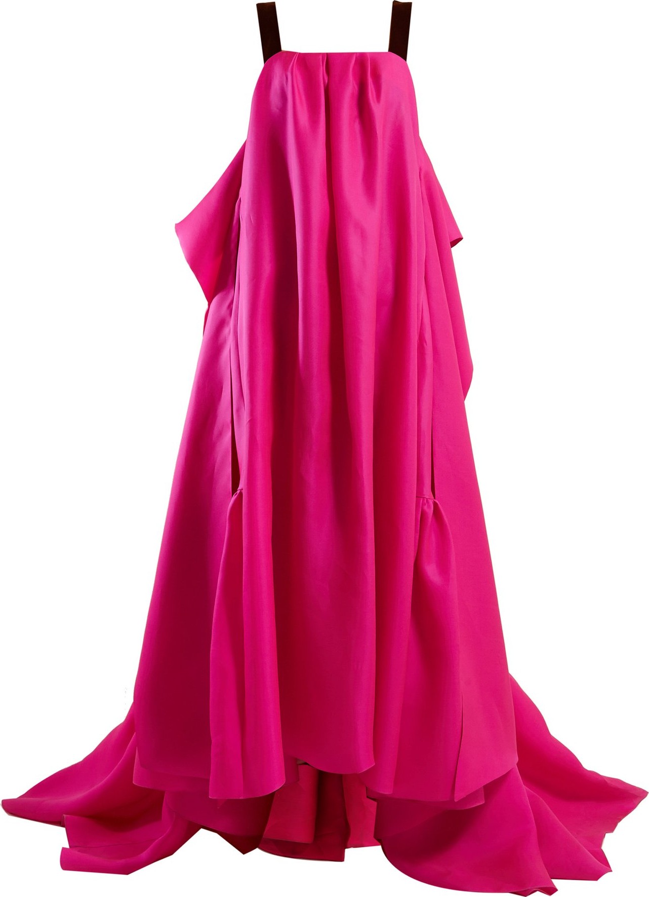 Roksanda Elise ruffled-hem twill gown