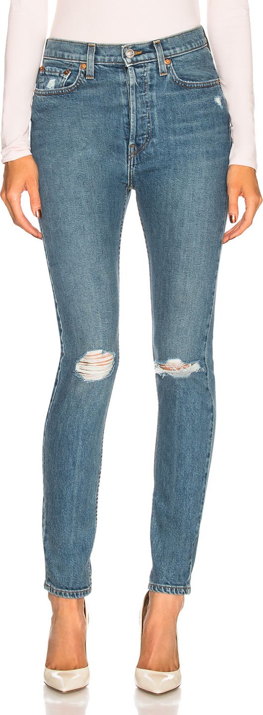 RE/DONE ORIGINALS High Rise Long Skinny