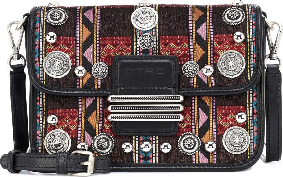 Etro Rainbow jacquard shoulder bag