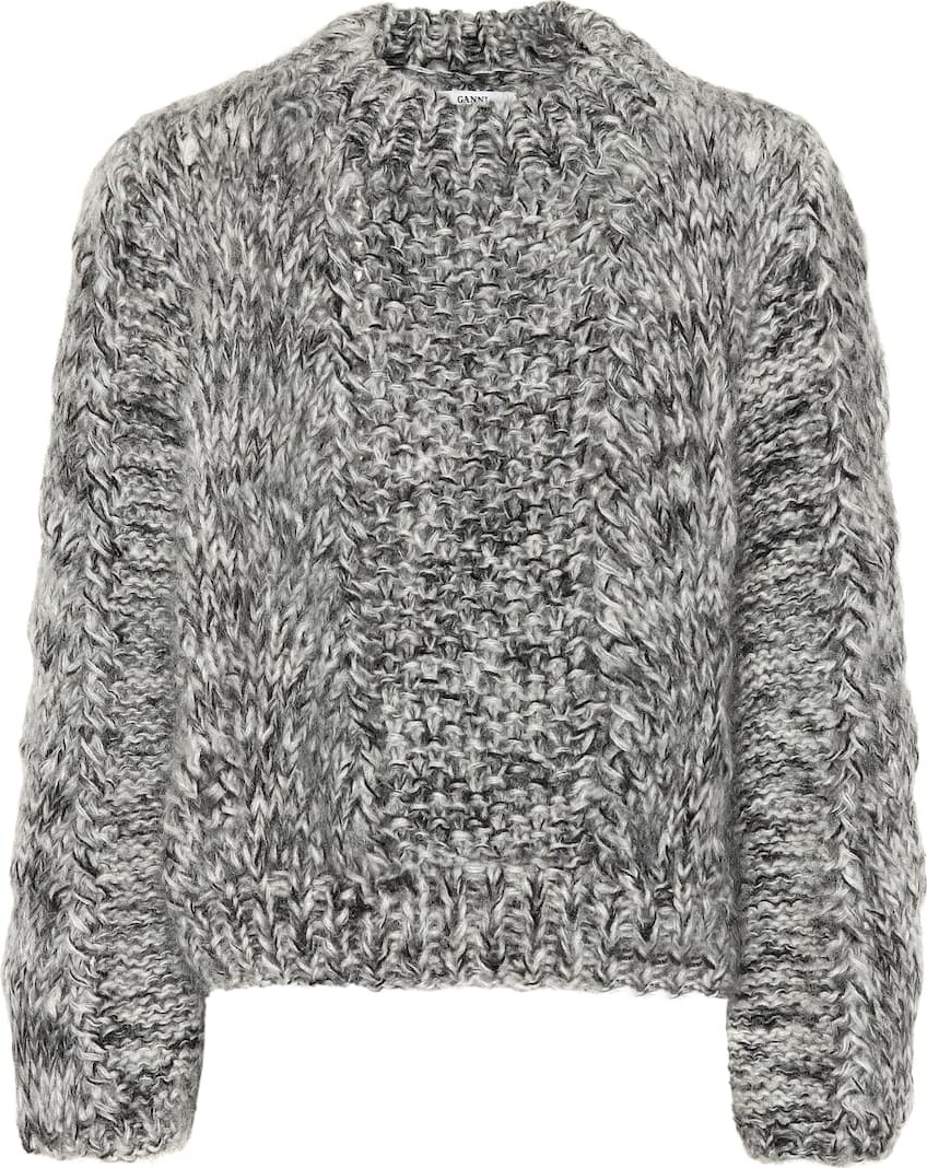 Ganni Wool and mohair sweater