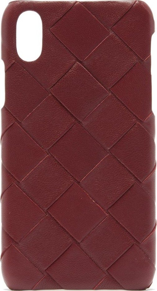 Bottega Veneta Intrecciato iPhone® X leather phone case