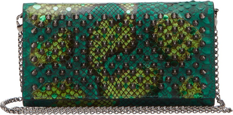 Christian Louboutin Boudoir Python Chain Wallet