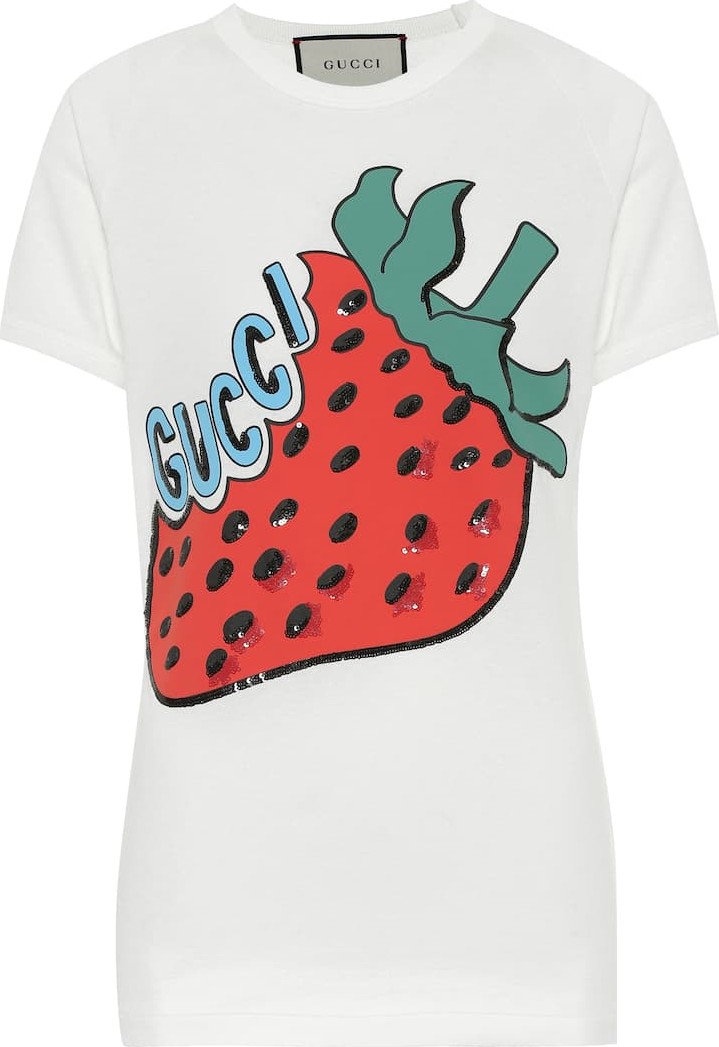 Gucci Printed cotton T-shirt
