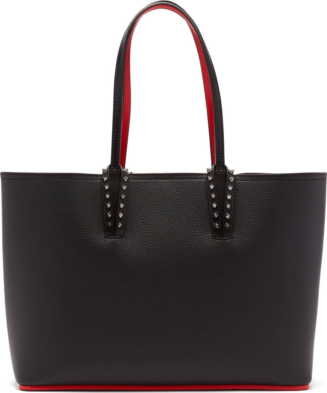 Christian Louboutin Cabata small spike-embellished leather tote