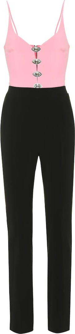 David Koma Embellished cady jumpsuit