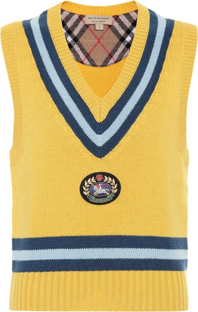 Burberry London England Wool and cashmere vest
