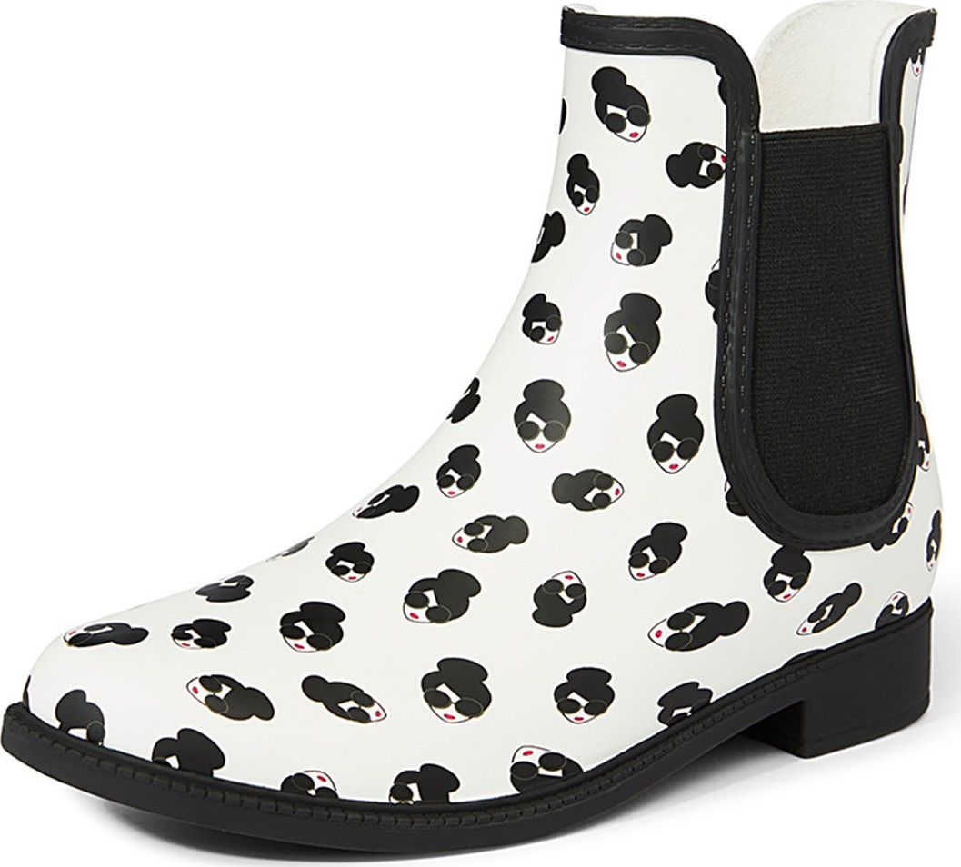 Alice + Olivia Rainely Rubber Gored Rain Boots