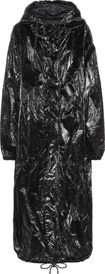 Dries Van Noten Vinyl hooded jacket