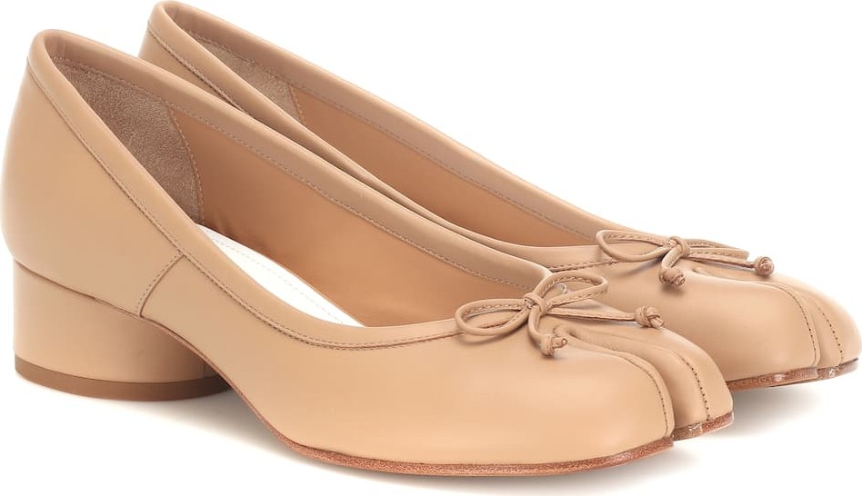Maison Margiela Tabi leather pumps