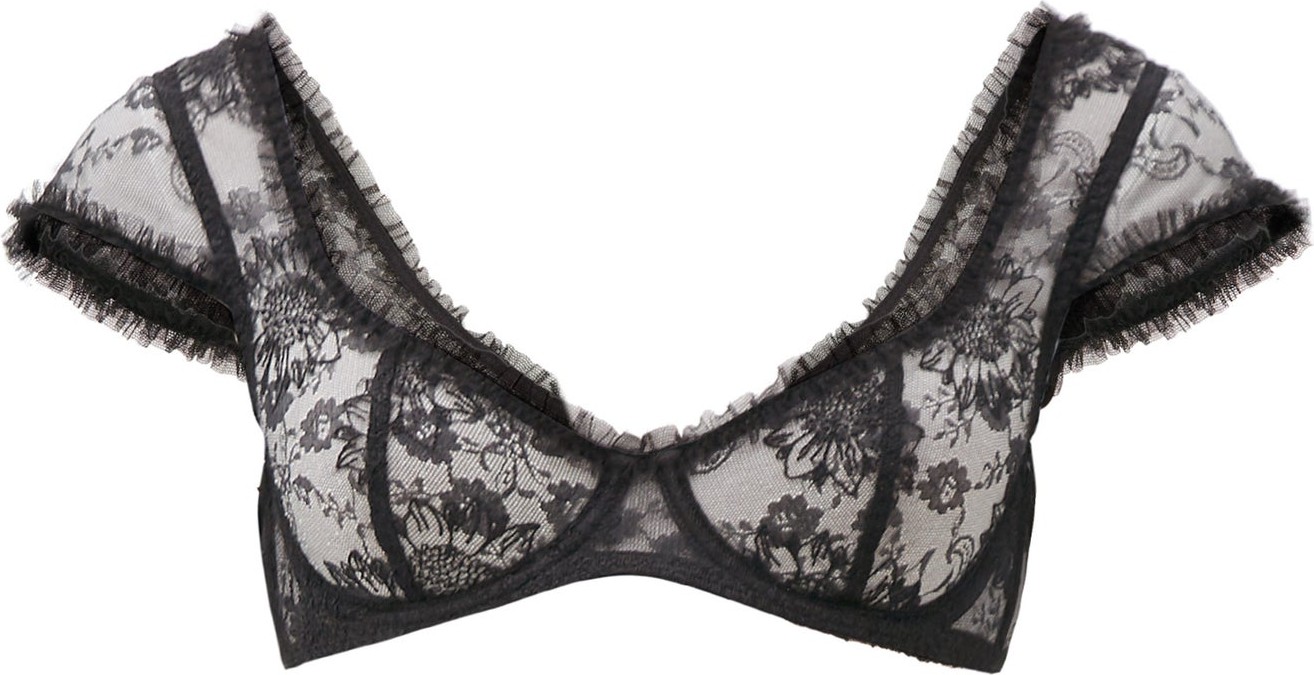 Myla Sunbury Street cap sleeve lace bra top